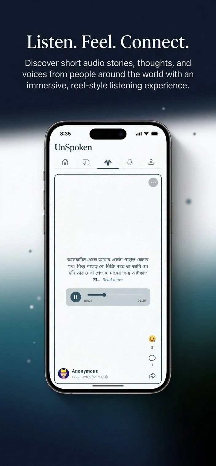 UnSpoken - Anonymous Social screenshot